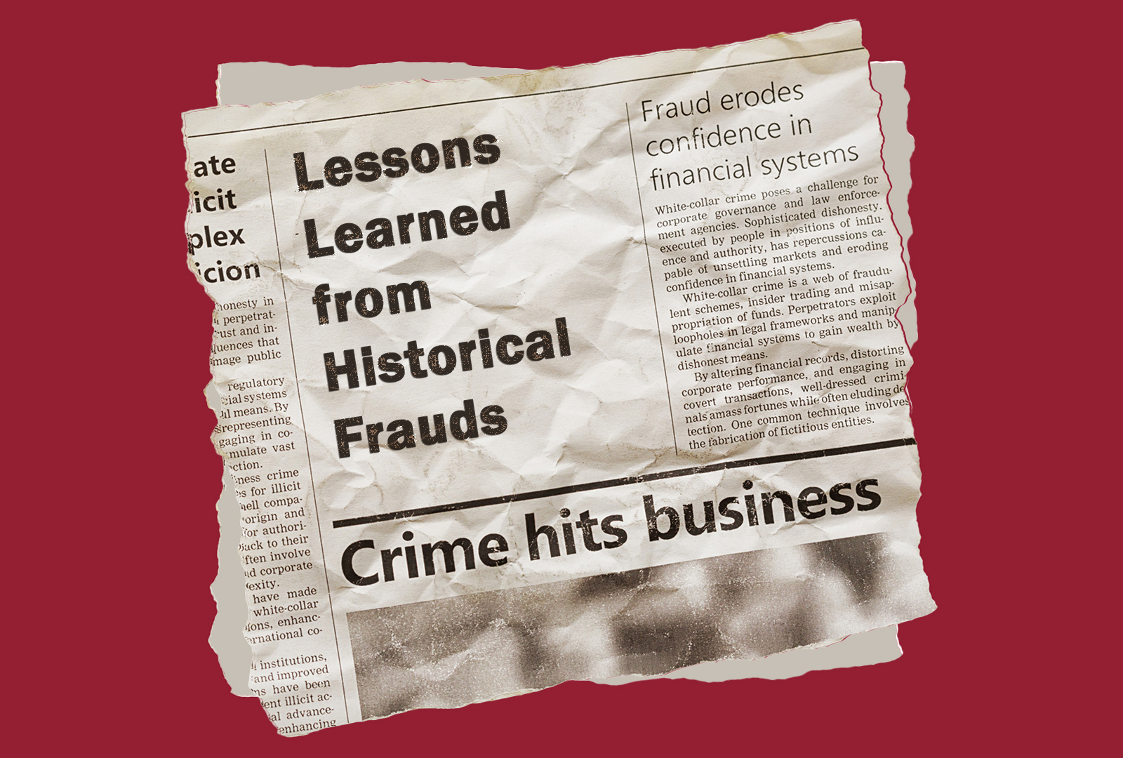 Historical Fraud Newspaper