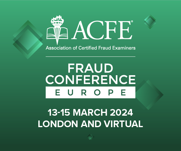 2024 ACFE Fraud Conference Europe 600x500