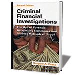 Criminal Financial Investigations Book Hand holding money