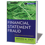 Image of green colored shredded documents with the title Financial Statement Fraud